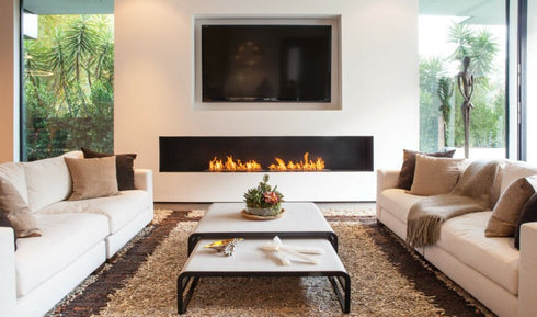 Ecosmart Fire XL900 Ethanol Burner - Black Finish - ESF.B.XL9.WTT.BL